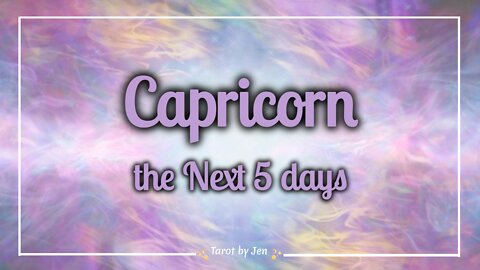 CAPRICORN / WEEKLY TAROT - You've been contemplating this & now you're taking action!