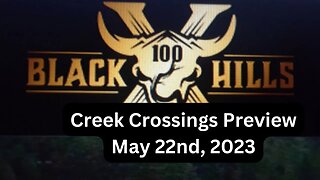 Creek Crossings on the Black Hills Ultra Marathon Course