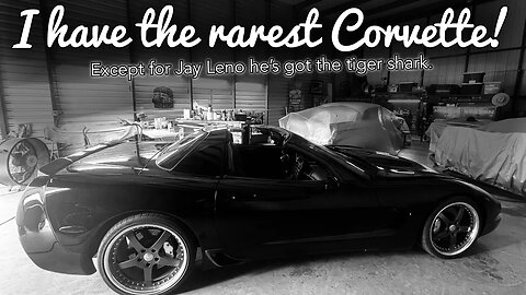 I have the rarest C5 Corvette, joking of course we all know jay Leno ones the one tiger shark.