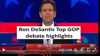 Ron DeSantis GOP Debate Top 3 Highlights no video