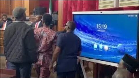 Peter Obi & LP storm tribunal with video evidence on 65” projector
