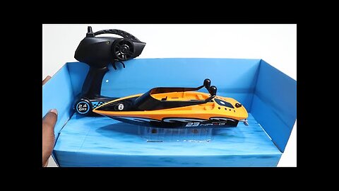 High Speed RC Speed Boat Unboxing & Testing – Chatpat toy tv