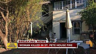One dead in St. Pete house fire, officials investigating