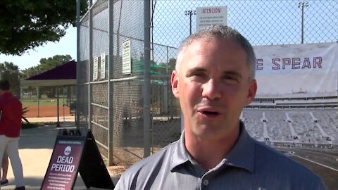 Mike Norvell discusses youth clinic in Palm Springs