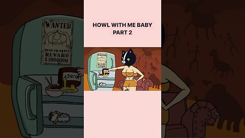 “HOWL WITH ME BABY” fan made music video out now 🍋🎸 #shorts #viral #animation