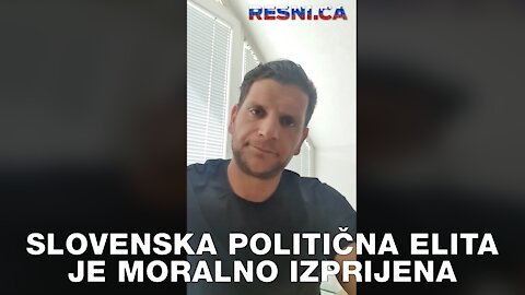 Slovenska politična elita je moralno izprijena