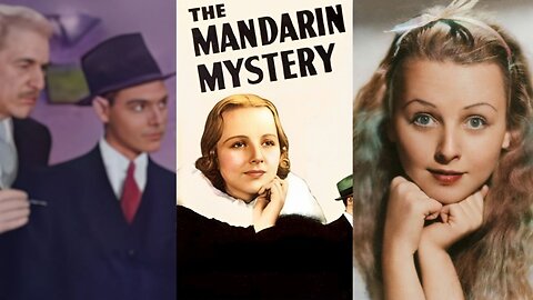 THE MANDARIN MYSTERY (1936) Eddie Quillan & Charlotte Henry | Comedy, Crime, Film-noir | B&W
