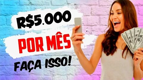 SOCIAL MEDIA: Como ganhar mais de R$5.000 por Mês | GANHAR DINHEIRO COM UM CELULAR