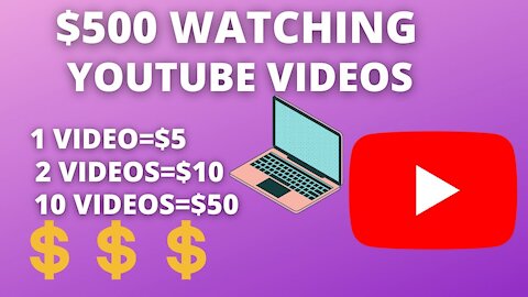 Earn $75+ By Watching Videos Per HOUR (Make Money Online 2021 and 2022)
