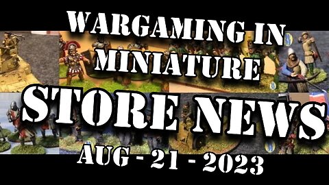 Wargaming in Miniature 🔴Ebay store News Aug 21th 2023