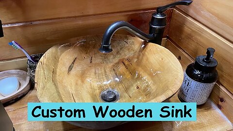 Resin Wooden Sink
