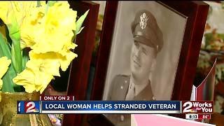 Local woman helps stranded veteran