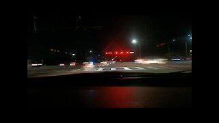 This is a Cool Nighttime Dash Cam Time Lapse