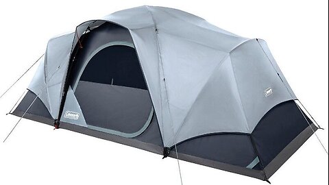 Coleman Skydome XL 8 Person Camping Tent with LED Lighting