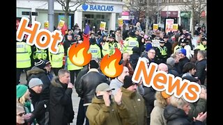 Tempers flare as far-right groups stage rally in Hull city centre