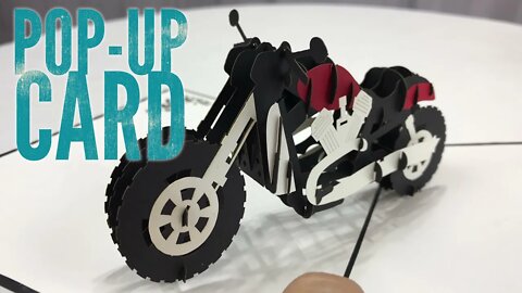 3D Pop Up Motorcycle Greeting Card by Liif Review