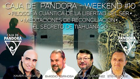 #CAJADEPANDORAWEEKEND 10 CON EMIGDIO ESPINOSA STEVE LOCSE JOSE LUIS GIMENEZ Y XAVIER GARCIA