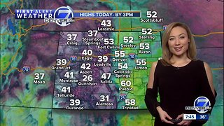 Milder Sunday, with snow on the way this week!