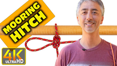 How to Tie Mooring Hitch Knot (4k UHD)