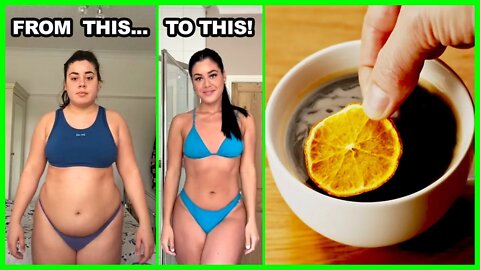 Coffee Powder And Lemon Juice For Weight Loss! Slim Waist In 1 Month! Homemade Fat Burning Drinks