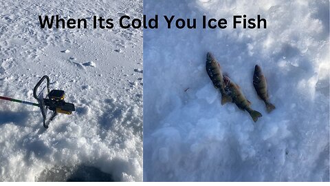 Ice Fishing In The Winter Of 2023