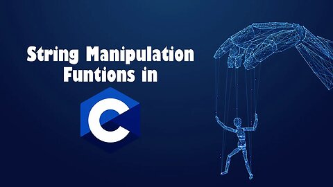 String Manipulation Functions in C Programming Language