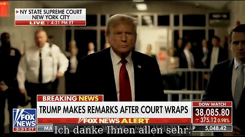 CiC Trump made this brief statement after court hearing in New York