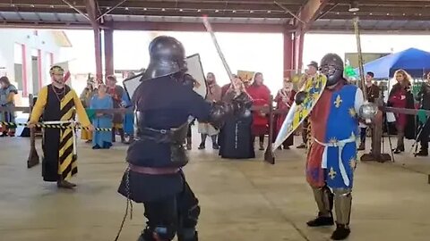 Viscount Kith v. Captain Victor | Medieval Fall Crown Tournament 2023 with Rattan Sword and Shield