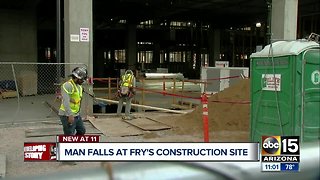 Worker injured in equipment fall at Phoenix construction site