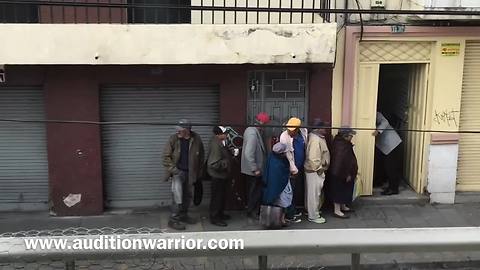 Generous man helps feed the poor in South America