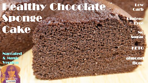Healthy Chocolate Sponge Cake | Low Carb | No Sugar | Gluten-Free | EASY RICE COOKER CAKE RECIPES