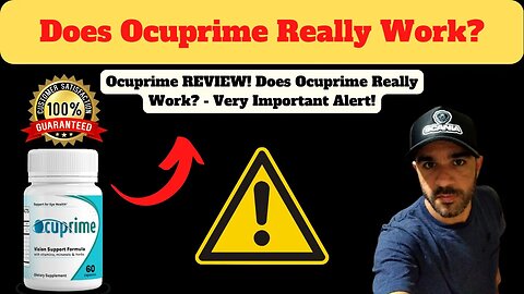 Ocuprime REVIEW! Does Ocuprime Really Work Very Important Alert!