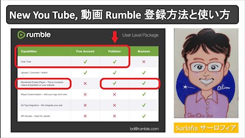 動画 Rumble 登録方法と使い方
