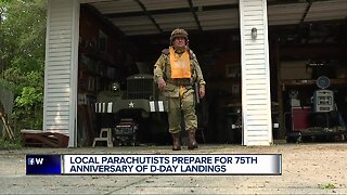 Local parachutists prepare for the 75th anniversary of D-Day landings