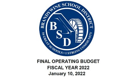 January 10, 2022 Brandywine School District Board Meeting