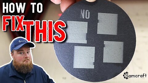 Faded Edges with Laser Engravings? TRY THIS FIRST
