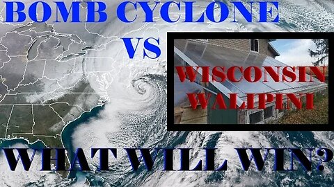 BOMB CYCLONE vs Wisconsin Walipini - Will it Survive WITHOUT being heated? Cold Weather Update Pt 3