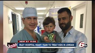 Team of medical staff from Riley Hospital for Children headed for Jordan