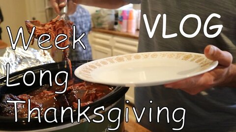 Week Long Thanksgiving VLOG!!!/ Grass fed Pigs/ Smoked Turkey!!!