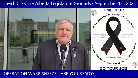 David Dickson - Alberta Legislature Grounds - September 1st, 2023