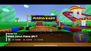 Mario Kart Tour - SNES Donut Plains 2R/T Gameplay