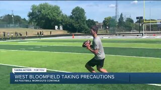 West Bloomfield taking precautions as football workouts continue