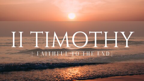 Chase Godliness | The 2 Timothy Message 18