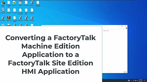 FactoryTalk Machine Edition to FactoryTalk Site Edition Conversion