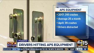 APS says distracted drivers are causing more power outages in the Valley