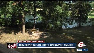 New sewer system could cost homeowner $50K