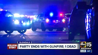 Party ends with gunfire; one dead