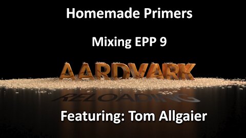 Homemade Primers - Mixing EPP 9