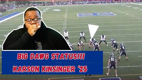 High School Football Star Becomes D1 Lineman - Karson Kinsinger