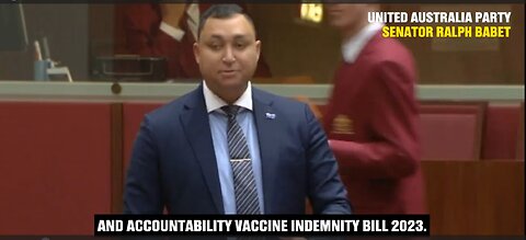 FULL: Senator Babet introduces bill to prohibit indemnity from being granted to big pharma